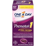 One-A-Day Prenatal 1 with DHA & Folic Acid, Softgels, 60 ea