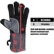 thumbnail image 2 of Barbecue Gloves, Leather Protective Barbecue Gloves, Oven Gloves, Perfect for Grill BBQ Kitchen Cooking Oven Fireside Fireplace, 2 of 5