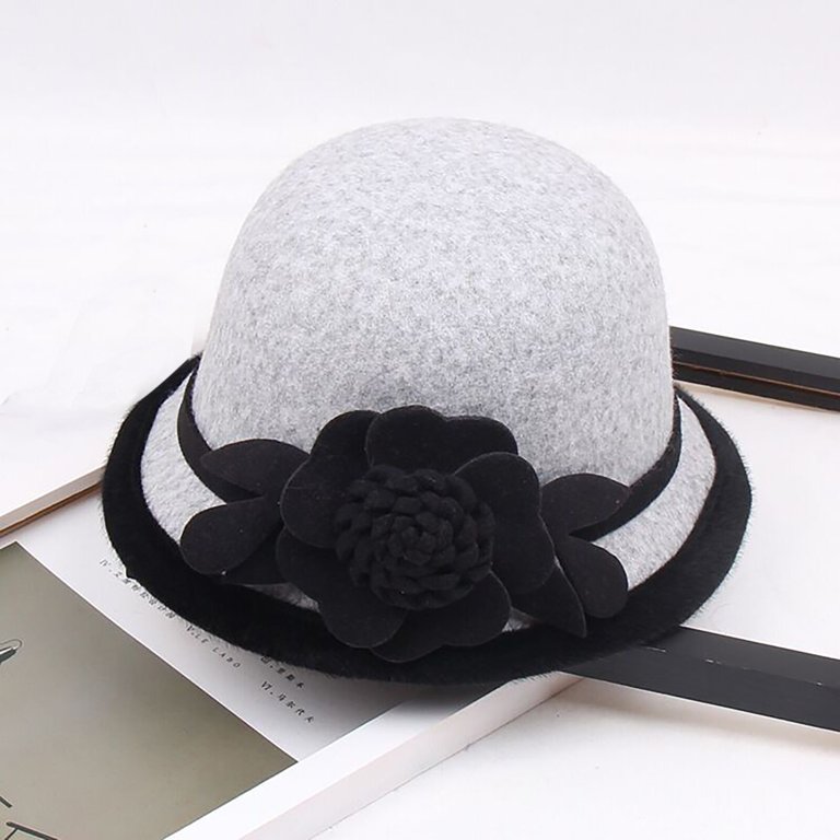 GZWYHT Bucket Hats,Fascinators Hats Women'S Autumn And Winter