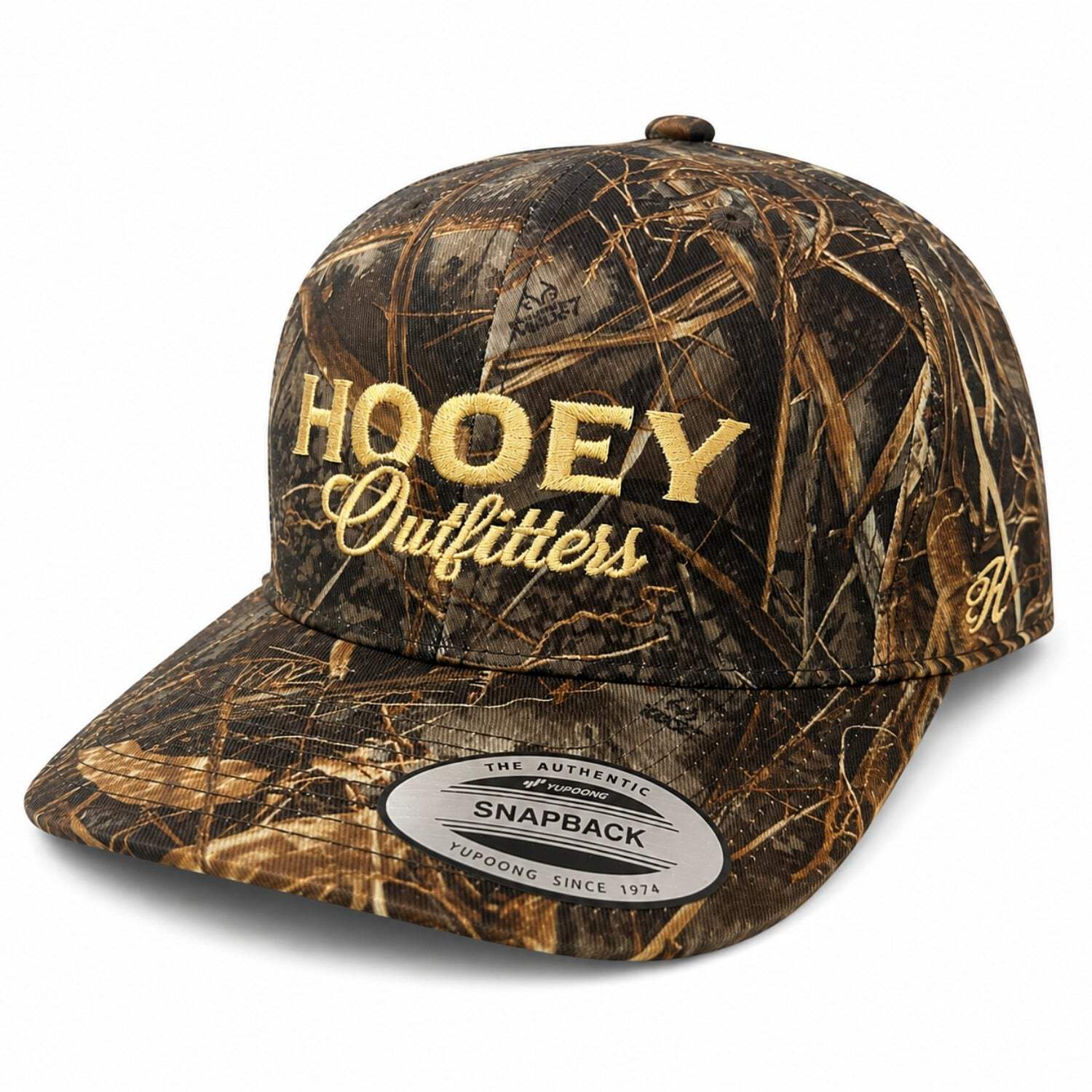 Hooey Men s Outfitters Camo Embroidered High Profile Snapback Hat