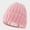 Pink, variant on Hauaitttt Autumn and Winter Hats for Women Solid Warm Knit Ding Hat Wool Hat Thermal Hat for Men E Cold Winter Hat Snow Hats Hats for Winter Men Cold Hat Rabbit Trapper Hat Men Mens Cold Weather Hat
