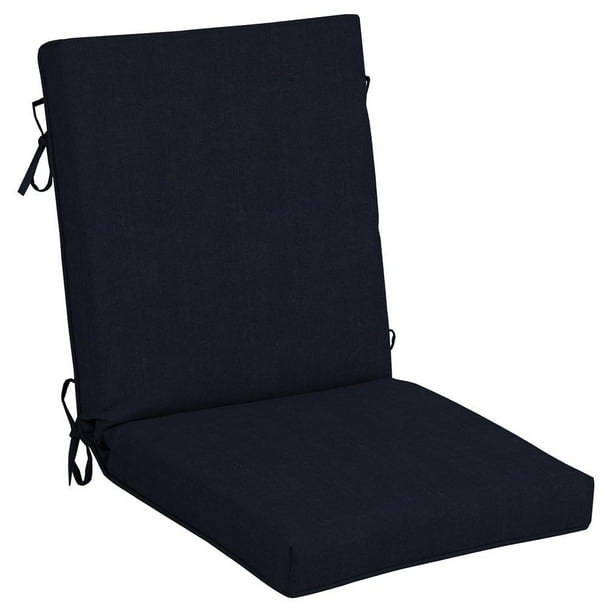 Hampton Bay 21 In X 24 Midnight Outdoor High Back Dining Chair Cushion 2 Pack Com Dining Chair Cushion, Hampton Bay Patio Furniture Cushions