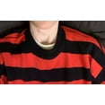thumbnail image 3 of Kurt Cobain Black Striped Sweater - Mens XL, 3 of 14