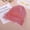 red, variant on Orange Pink Hat Female Winter Roll Wool Hat Cute Angola Rabbit Wool Warm Needle Cap