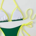 thumbnail image 7 of Warop Women's High-Waisted Drawstring Adjustable Push-Up Bikini Set, Two-Piece Swimsuit for Beach and Vacation, 7 of 7