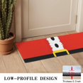 thumbnail image 3 of Red Christmas Santa Costume Pattern Door Rugs,Washable Non Slip Door Mats Indoor,Decorative Door Mats,Entry Mat Indoor for Entrance,Bedroom,Kitchen,Bathroom,16"x47", 3 of 6