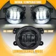 thumbnail image 3 of Par Faros Led Redond Niebla 4'' Aojos Angel Jeep Wrangler Jk, 3 of 8