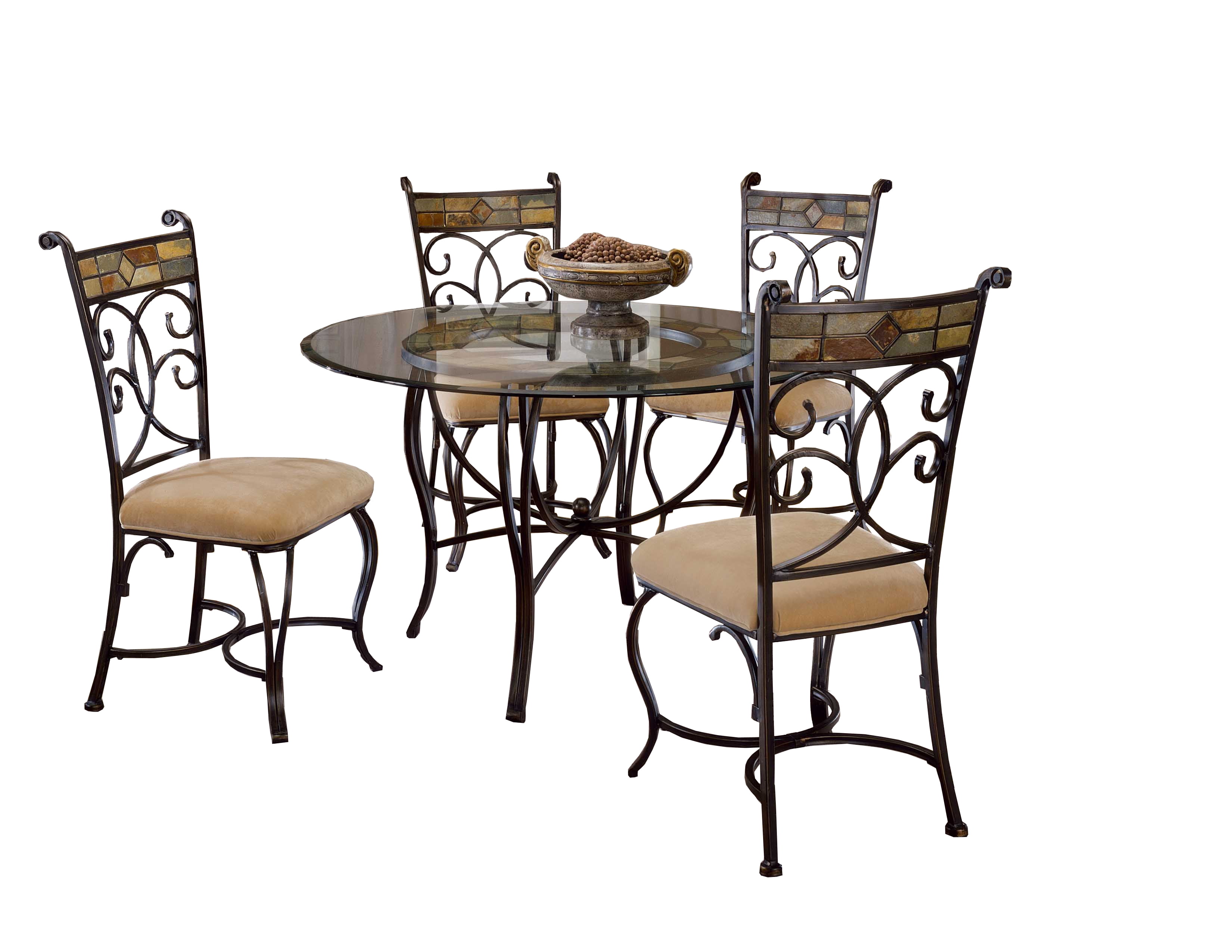Hillsdale Furniture Pompeii 5Piece Dining Set with Chairs Walmart