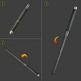 thumbnail image 3 of Solid Telescopic Three-Section Stick Outdoor Trekking Pole - 39 Inch Durable Trekking, Ski & Hiking Poles self-Defense Vehicle for Backpack Carry Outdoor Adventures, 3 of 7