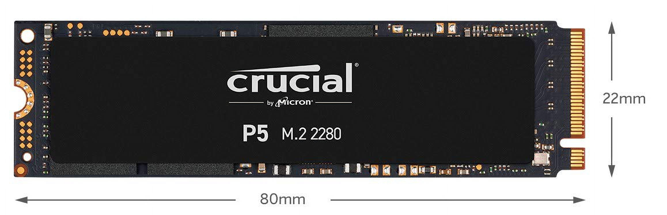 Crucial P5 1TB 3D NAND NVMe Internal SSD, up to 3400MB/s
