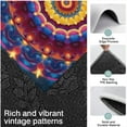 thumbnail image 3 of Colorful Tie Dye Luminous Mandala Pattern Kitchen Rugs Sets Of 3,Kitchen Runner Rugs Non Skid Washable,Decorative Kitchen Floor Mats for Kitchen,Sink,Laundry,17"x30"+ 17"x47" + 17"x59", 3 of 6