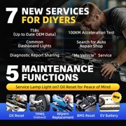 Autel AP2500E OBD2 Scanner Bluetooth Code Reader All-System Diagnoses Code Read/Clear, Check Engine Light, CAN FD, 5 Hot Resets for Android/iOS