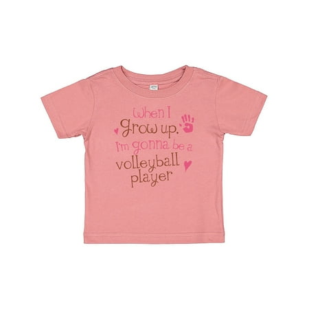 

Inktastic Kids Volleyball Player Gift Baby Girl T-Shirt