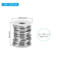 thumbnail image 2 of Uxcell 8 Gauge 3mm Aluminum Craft Wire, 32.8ft Metal Wire for Jewelry Making, Silver, 2 of 7