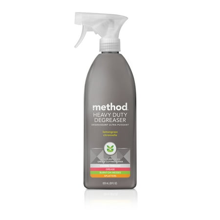 product image of Method Heavy Duty Degreaser, Oven Cleaner and Stove Top Cleaner, Lemongrass, 28 Ounce