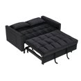 thumbnail image 7 of Convertible Chair Bed, 3 in 1 Convertible Sofa Bed Sleeper Chair with Adjustable Backrest, Built-in Side Pokcet & Pull Out Handle, Pull Out Sofa Bed Couch Loveseat Sleeper for Small Spaces, Black, 7 of 7