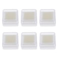 thumbnail image 3 of Almohadilla de Tinta de Esponja Hecha a Mano de 6 Piezas para Decoración de álbumes de Recortes DIY de Almohadilla de Tinta de Sellos Baoblaze Almohadilla de tinta en blanco Blanco, 3 of 8