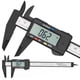 thumbnail image 2 of Calibrador Digital electrónico de 150mm y 100mm, Dial de fibra de carbono, calibrador Vernier, micrómetro, herramienta de medición, regla Digital Dengxun unisex, 2 of 2