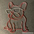 thumbnail image 3 of Glowneon Cool Bulldog Neon Sign, Bulldog With Glasses Led Sign, Bulldog Wall Art, Bulldog Led Light, 3 of 4