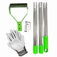 thumbnail image 1 of BotaniNest Stirrup Hoe Gardening With Hollow Trapezoidal Head For Loosening Soil Digging Steel Hand Hoe Rake Scraper, 1 of 6
