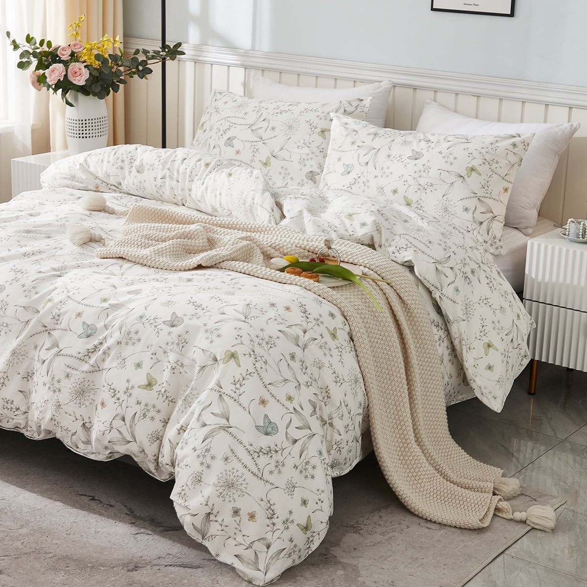 Organic cotton cot bed duvet cover hot sale