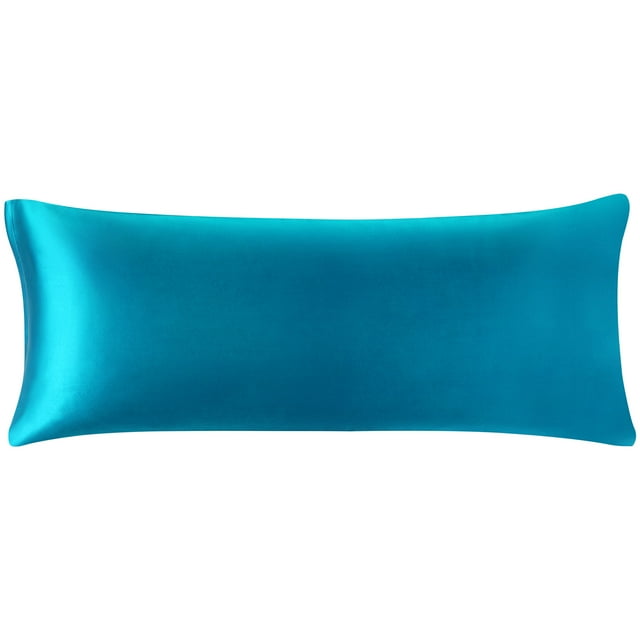 Unique Bargains Satin Body Pillowcases Soft with Zipper Closure 1pc