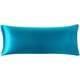 thumbnail image 1 of Funda de Almohada Satén con Cierre de Cremallera, Suaves Largas Fundas Almohada Sedosa de Lujo, Protege Cabello y Piel - 51x140cm, Azul Eléctrico, 1 of 6