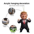 thumbnail image 2 of Adorno Acrílico Trump para Llavero Mochila Coche (Trump Sonriente), 2 of 3