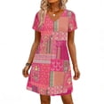 thumbnail image 3 of Summer Dresses for Women Hawaiian Boho Dresses Fashion Travel Cruise Outfits Beach Vacation Clothes Sundress Dress with Pockets, 3 of 6