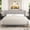 Light Gray, variant on Frostbloom King Size Platform Bed Frame, Linen Upholstered Wingback Headboard, Beige