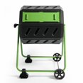 thumbnail image 1 of FCMP Outdoor HOTFROG Bac à Composteur à Double Chambre de 37 Gallons, Vert, 1 of 8