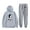 Grey, variant on Jake Webber Hoodie Jogger Pant 2 Piece Sets Unisex Fashion Sweatpants 2 Piece Suit