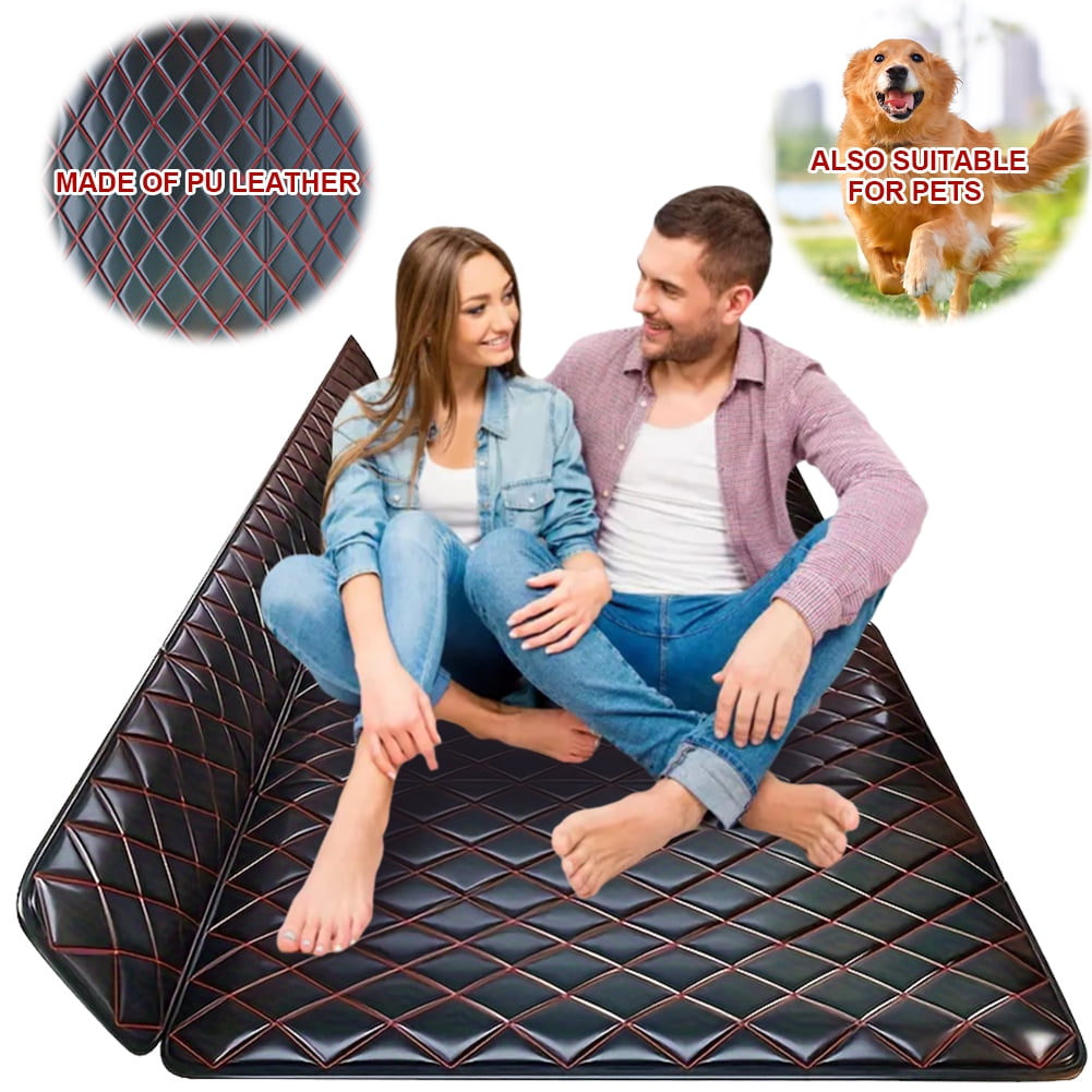 golytefs Car Mattress Non-inflatable Car Back Seat Folding Bed Mattress for Car Traveling