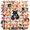 6A, variant on cartoon Fox Coffee Theme Stickers, Waterproof Fox Coffee Theme Sticker for Water Bottle Laptop Phone Cases Planner Skateboard Luggage Helmet Party Favor Decor, Ideal for Adults Teens Teacher Rewards