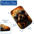 thumbnail image 4 of Dog Soft Comfortable Furry Printed Car Armrest Cover Armrest Accessories Car Armrest Mat 12.5x8.2 Inch, 4 of 6
