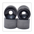 thumbnail image 2 of 4Pcs 70x51mm Surf Skateboard Wheels Longboard Low Noise Wear-Resisting Road Field Skating with Tool and Gaskets(Black), 2 of 5