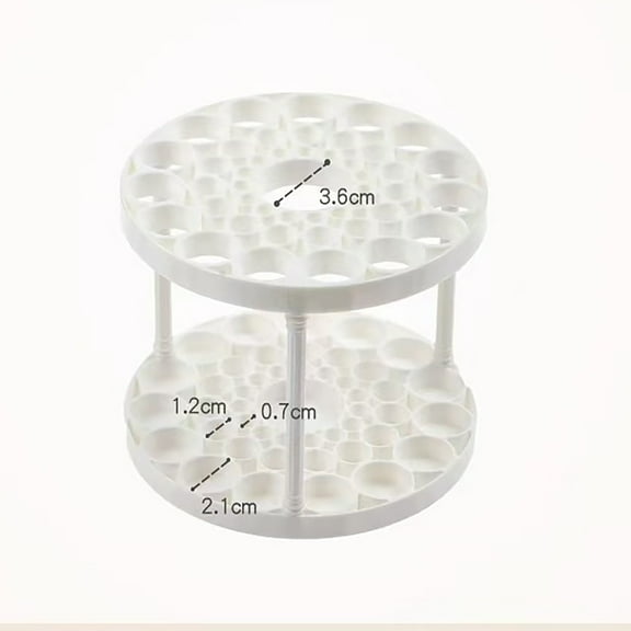 GLORYYANG 45-Compartment Desktop Storage Organizer, White