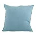 thumbnail image 3 of SARO 13049.OB20S 20 in. Square Fringed Design Linen Down Filled Pillow - Ocean Blue, 3 of 9