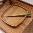 thumbnail image 4 of BambooMN Premium Reusable Japanese Bamboo Chopsticks, Polka Dot Panda, 9.5 inch - Green - 120 Pairs, 4 of 6