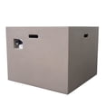 thumbnail image 1 of Noble House Aidan 31" Square Light Weight Concrete Gas Fire Pit in Light Gray, 1 of 27