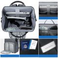thumbnail image 4 of Mochila versátil para mujer con compartimento aislado / Mochila para portátil de 15,6 pulgadas - Mochila de trabajo con 1 bolsa a prueba de fugas y 1 Cool Pack, gris, 24 Lang, 4 of 6