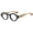 Black Wood-grain, variant on Vintage Small Round Acetate Glasses Frame Thick Retro Circle Eyeglasses for Women Men 42-28-145