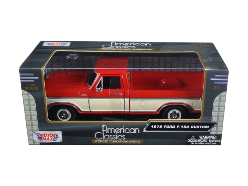 1979 Ford F 150 Pickup Truck Two Tone Red And Cream 124 Diecast Model Car By Motormax Walmartcom