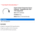 thumbnail image 2 of Engine Coolant Temperature Sensor Connector - Compatible with 1984 - 1991 Dodge B250 1985 1986 1987 1988 1989 1990, 2 of 2