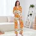 thumbnail image 4 of FORMRS Womens Pajama Set Long Sleeve Top and Pants with Pockets Soft Comfy Lounge Sleepwear, Sizes S-2XL, Sunny Floral, 4 of 7