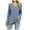 Blue, variant on Womens Shirts Tshirts Long Sleeve Womens Workout Tops Fall Fashion Crew Neck Loose Buttons Blouses Casual Dark Green XL