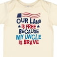 thumbnail image 4 of Inktastic Military Uncle Proud Nephew Freedom Boys or Girls Baby Bodysuit, 4 of 5