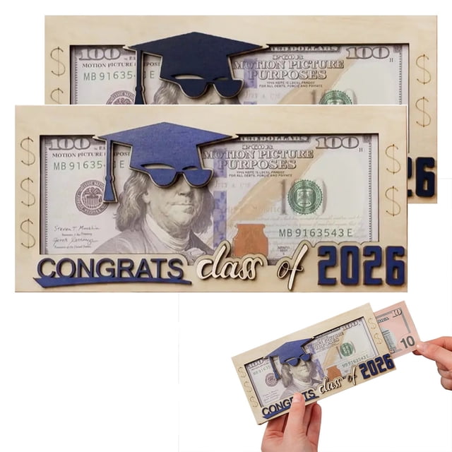 Funny Graduation 2026 Money Holder - Unique Cash Gift Box for The Class of 2026, Graduation Money Holder, Card Ideas for Grad, Keepsake Gift Box, Unique Funny Grad Cash Gift(1pc)