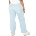 thumbnail image 3 of Celebrity Pink Wide Leg Cargo Pant, Women's and Women's Plus, 3 of 5