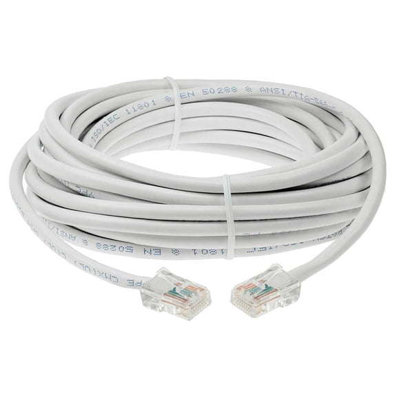 SF Cable Cat6 UTP Non-Booted Ethernet Cable, 75 feet - White
